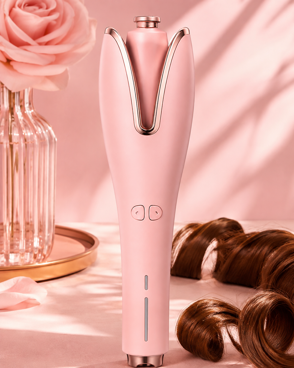 ✨ Buclera Giratoria Automática – Rulos Perfectos en Minutos 💖