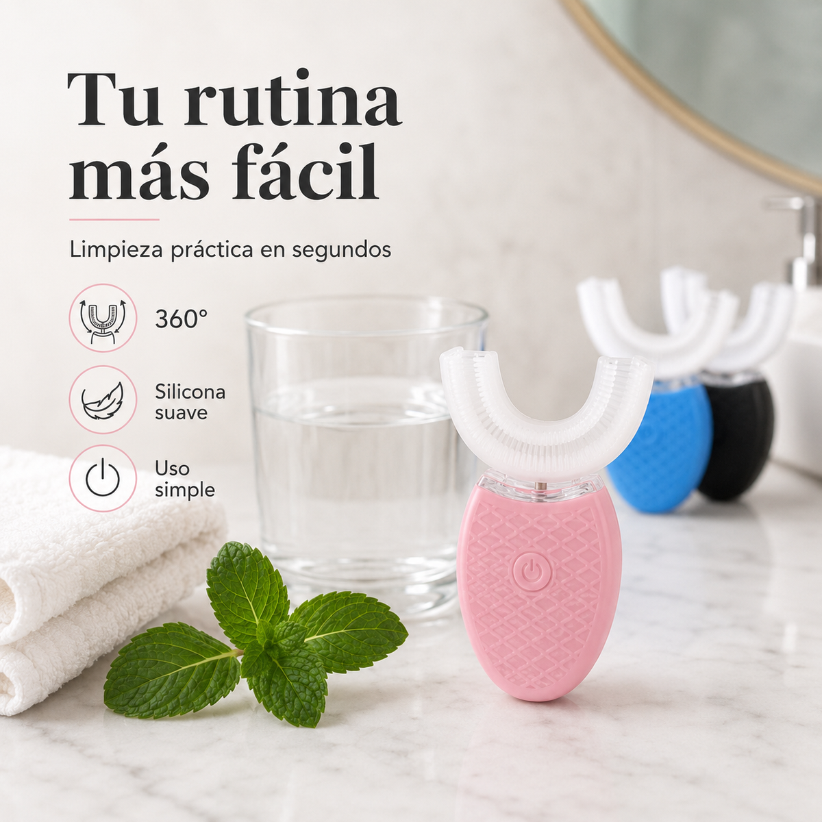 Cepillo de Dientes en Forma de U 360° | Limpieza Rápida, Fácil y Cómoda 🦷✨
