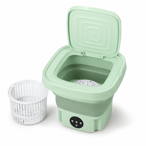 Mini Lavarropas Portátil – Lavá Prendas Pequeñas Fácil y Rápido